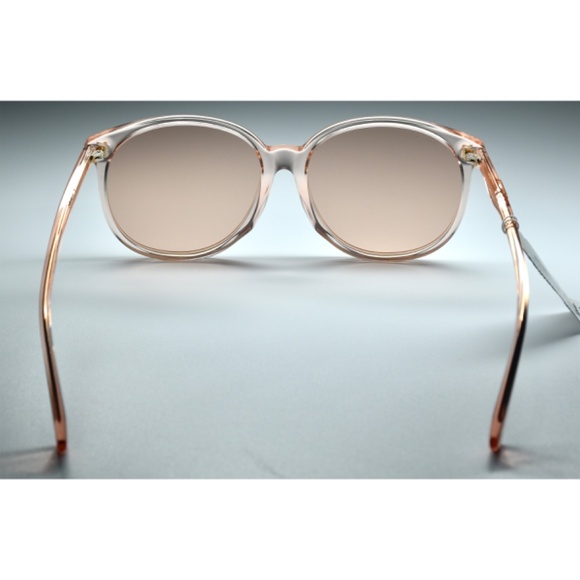 GUCCI GG0261SA 006 SHINY TRANSPARENT ORANGE ROUND SUNGLASSES. 57mm - Picture 8 of 12